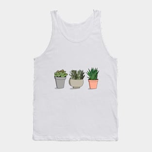 Potted Succulents Tank Top